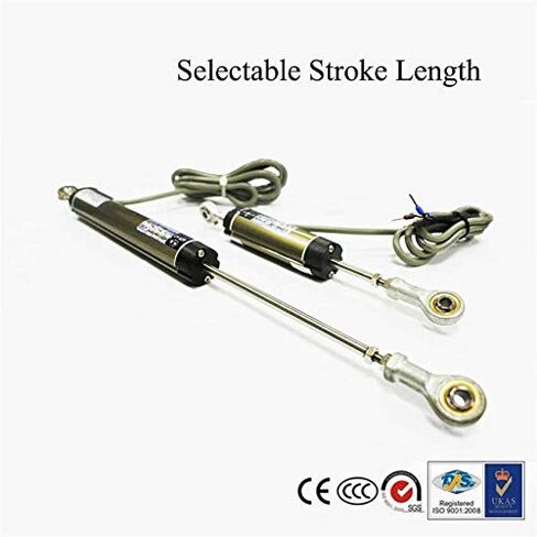 Huanyu 15mm-300mm مستشعر موضع الإزاحة عالي الدقة 0.0005 مم محول مستشعر موضع الإزاحة الخطي (225 مم) in Kuwait