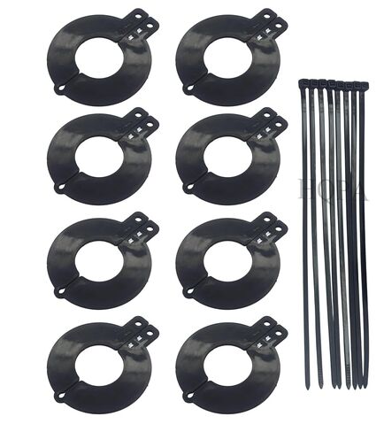 New 5mm Thick Split Bucket Pin Shims Set with Dual Lock Clips & Zip Ties ID40/45/50/55/60/65/70/80mm Spacer Washer for Mini Excavator Bucket Attachment Parts (ID 40mm) in Kuwait