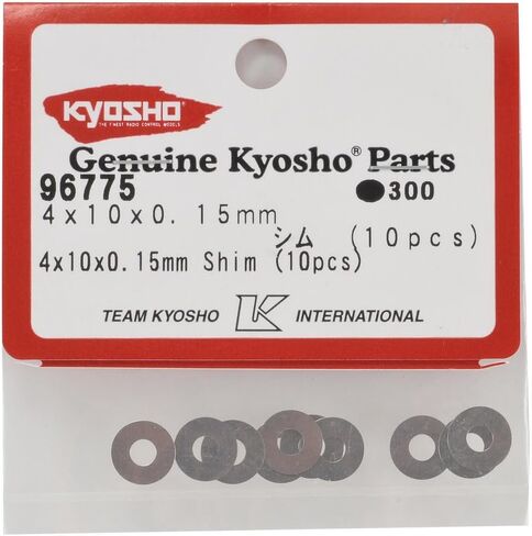 Kyosho #96775 4 X 10 X 0.15Mm Shim (10 Pcs) in Kuwait