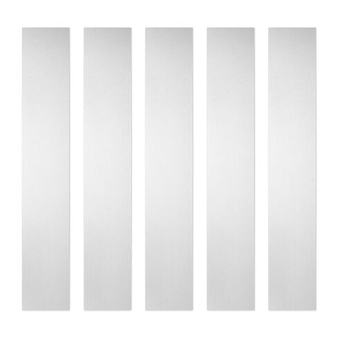 uxcell 5 Pcs Stainless Steel Shim Stock, 1" Width 6" Length 0.05mm Thickness Metal Shims Flat Shims Corrosion Resistant for Leveling, Gap Filler Trim Strip, Silver in Kuwait