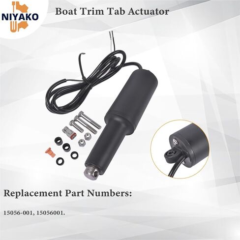 15056-001 Boat Trim Tab Actuator, 2 1/4" Stroke, 101XD, 12V, 3/8", Fit L'-enco 101 HD XD Series Actuator 3/8" mounting Hardware in Kuwait