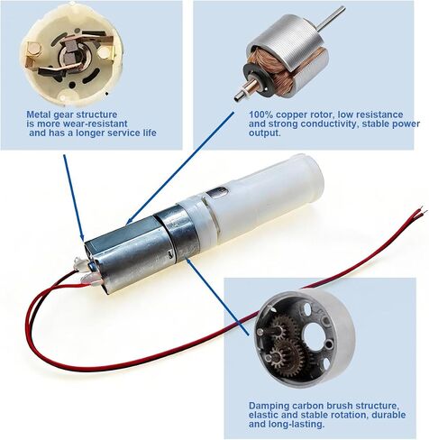 Reciprocating Electric Linear Actuator Dc Motor Telescopic Gearbox Motor Periodic Impact Motor DIY Kit 30mm Stroke in Kuwait