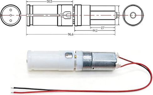 Reciprocating Electric Linear Actuator Dc Motor Telescopic Gearbox Motor Periodic Impact Motor DIY Kit 30mm Stroke in Kuwait