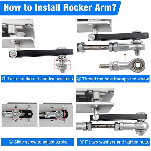 Reciprocating Cycle Linear Actuator Telescopic Motor 24V 160rpm High Torque 30lbs Stroke 1.18in-6in Adjustable,with Upgraded Stand,Suction Cup,Speed Controller (24V150mm160rpm) in Kuwait