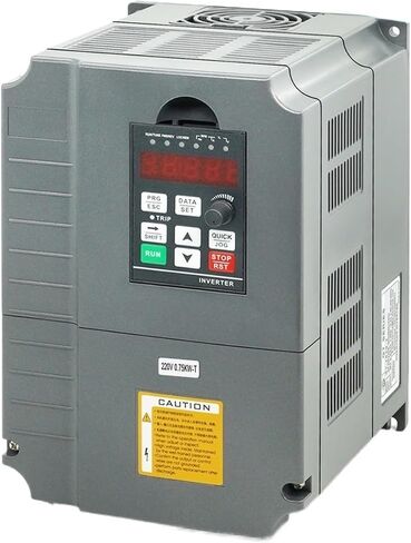 محركات VFD 0.75KW جهد الإدخال 220 فولت مخرج 380 فولت محول تردد وكابل تمديد + مشبك in Kuwait