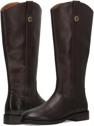 Frye Melissa Button Tall Inside Zip Women's Leather Boots, Classic Equestrian Style, Durable Craftsmanship, Rich Colors in Saudi Arabia