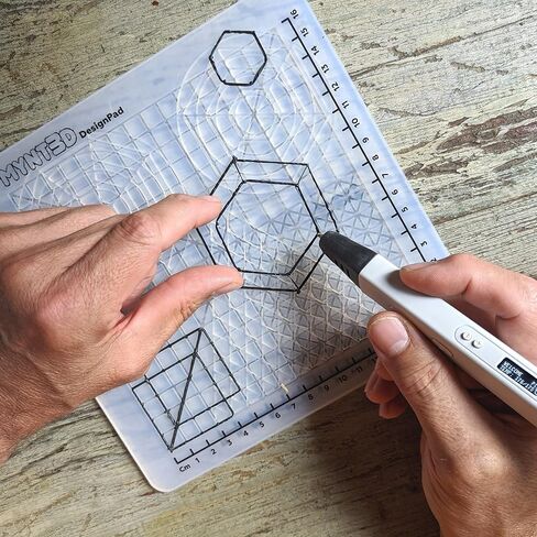 قلم MYNT3D Super 3D + 10 خيوط PLA ملونة + مجموعة حصيرة DesignPad in Kuwait