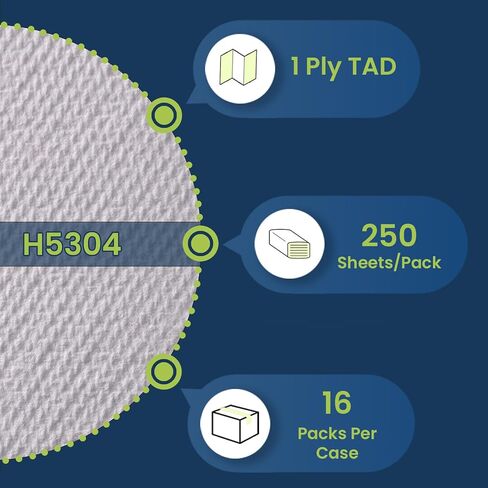 Marcal® Premium Multifold Paper Towels (H5304), 9.25" x 9.5" sheets, White, (250 Sheets/Pack, 16 Packs/Case, 4,000 Sheets/Case), Perfect for Home & Office, Away-from-Home Products, Bulk Towels in Kuwait