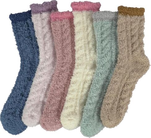 BenSorts Womens Fuzzy Slipper Socks Thick Warm House Socks Stocking Stuffers Gifts in Saudi Arabia