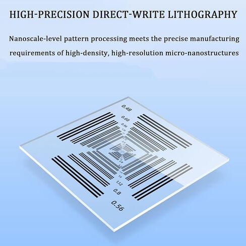 3 * 3 in Camera Lens Transparent Test Board, Microscope Accessory Kit, Improve Image Clarity and Contrast, Accuracy ±0.5um/±1um, for Photography Studios, Scientific Research Laboratories in Kuwait