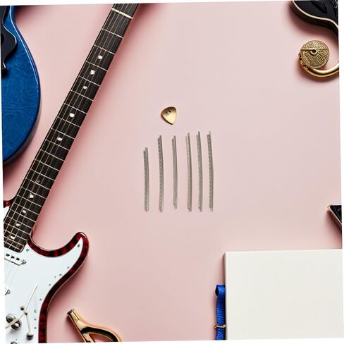 Ipetboom Electric Guitar Fret Wire Kit 2.4mm 24 Frets Cupronickel Replacement Parts for Fingerboard Repair Suitable for Electric and Acoustic Guitars – 2 Sets in Kuwait