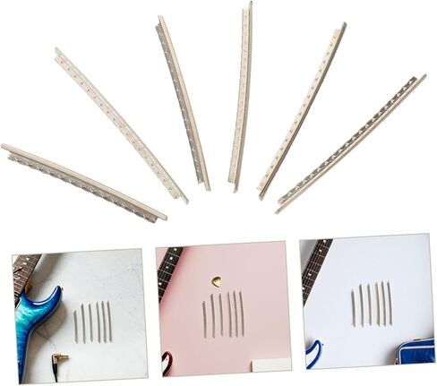 Ipetboom Electric Guitar Fret Wire Kit 2.4mm 24 Frets Cupronickel Replacement Parts for Fingerboard Repair Suitable for Electric and Acoustic Guitars – 2 Sets in Kuwait