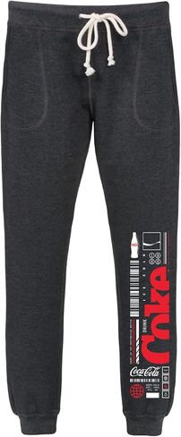 HYBRID APPAREL - Coca-Cola - Coke Sport Utility - بنطال الركض فرينش تيري للسيدات - مقاس كبير هيذر نيلي in Kuwait
