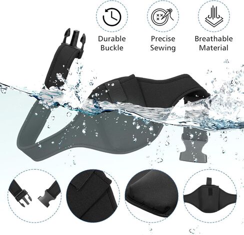 4 Pack Mic Belt Microphone Holder Neoprene Waistband Pouch Carrier with Anti Dropping Strap Adjustable Sweat Absorbent for Fitness Instructors Theatre Speaker Black in Kuwait