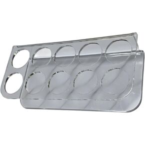 Practical 10 Slot Container Rack Provide Organized and Storage Bottle Storage Shelf in Kuwait