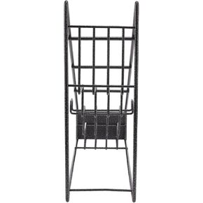 Stainless Steel Wire Rack, 4 Compartment Bottle Organizer Holder for Syrup and Condiments, with Sturdy Staircase Design, Easy to Clean in Kuwait