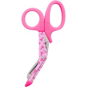 Prestige Medical 5.5" StyleMate Utility Scissor, Pink Ribbons on Pink in Kuwait