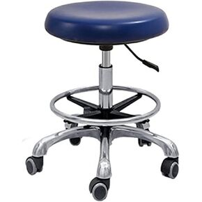 360° Rotation Dental Stool, Height Adjustable Medical Assistant Chair, PU Leather Saddle Design with Armrest for Clinic Salon (A1) in Kuwait