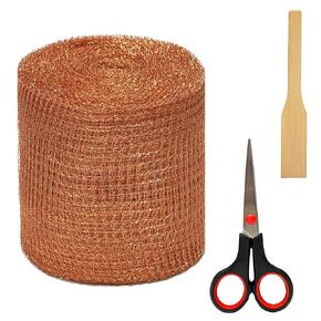 5in x 100ft Copper Mesh Rodent Control, Rustproof Wire Screen Roll for Mice Rat Rodent, Bat & Snail, Sturdy and Stretchy Roll for DIY Blocker Weep Hole Filler & Wool Mouse Trap in Kuwait