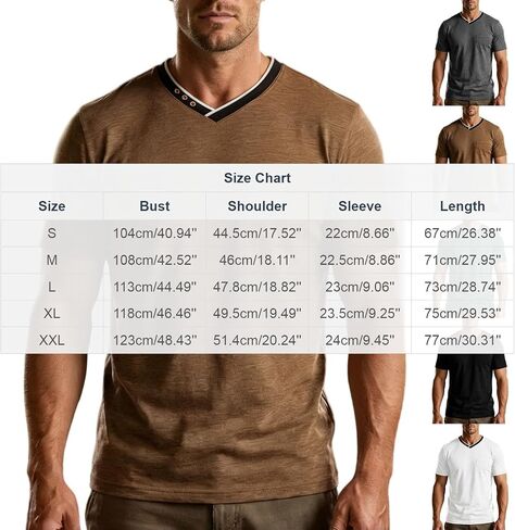 V Neck Basic Short Sleeve Shirt for Mens Solid Color Casual Blouses Tops Summer Holiday Streetwear Tshirts in Kuwait