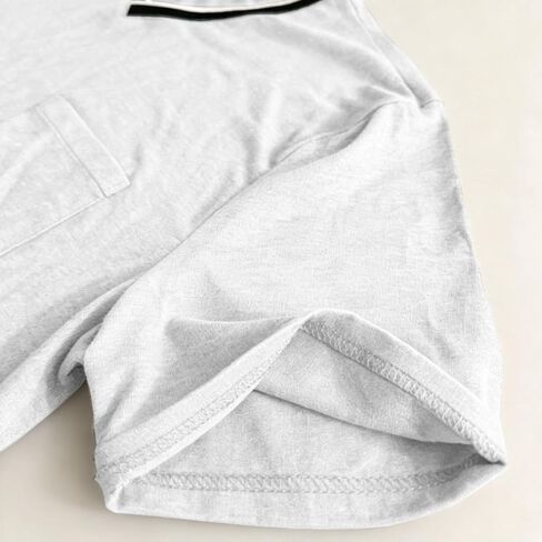 V Neck Basic Short Sleeve Shirt for Mens Solid Color Casual Blouses Tops Summer Holiday Streetwear Tshirts in Kuwait