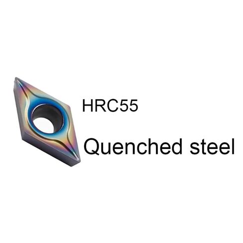 10 قطعة DCMT070202/070204/070208-EM إدراجات كربيد ، أداة تحول CNC قابلة للفهرسة للفولاذ المقاوم للصدأ (DCMT070202 EM ، ZM205) in Kuwait