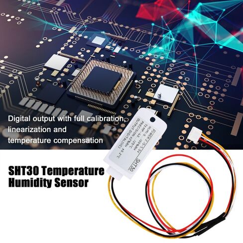 وحدة استشعار درجة الحرارة والرطوبة الرقمية SHT30 - واجهة I2C مع موصل XH2.54 لمعظم وحدات التحكم الدقيقة in Kuwait