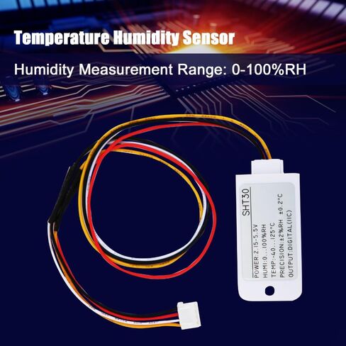 وحدة استشعار درجة الحرارة والرطوبة الرقمية SHT30 - واجهة I2C مع موصل XH2.54 لمعظم وحدات التحكم الدقيقة in Kuwait