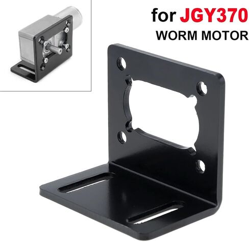 متوافق مع JGY370 Worm DC Motor Mount Bracket L على شكل حامل قاعدة معدنية لحامل التروس in Saudi Arabia