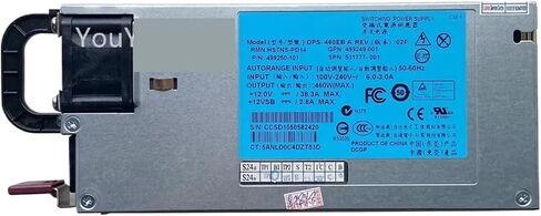 1pc for DL360 DL380G6 G7 G8 460W Server Power Supply 511777-001 499249-001 499250-101 DPS-460EB A HSTNS-PR17 PSU in Kuwait