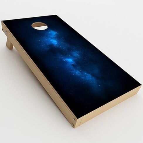 Skin Decal Vinyl Wrap for Cornhole Game Board Bag Toss (2xpcs.) Skins Stickers Cover/Space Galaxy Star Gazer in Kuwait