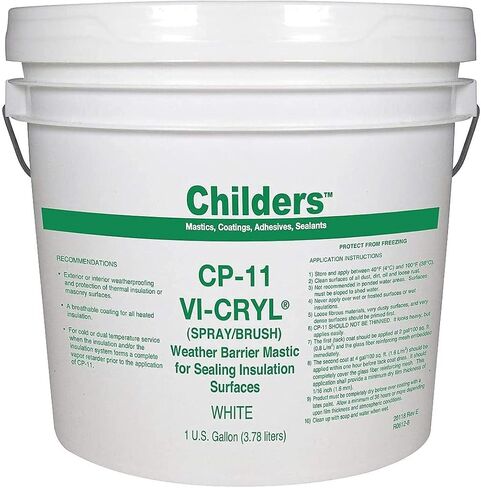 تشايلدرز VI-CRYL CP-11 ماستيك (سطل 1 جالون) أبيض in Kuwait