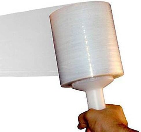 12 Rolls 5"x1000' 80 Gauge Hand Stretch Wrap Shrink film Narrow Banding Films in Kuwait