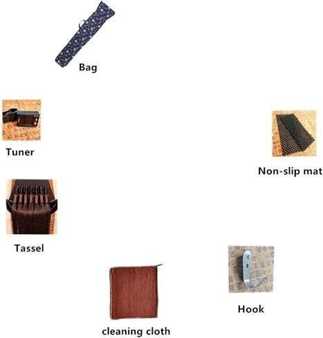 Guqin A Seven Stringed Zither For Beginners And Professional Practice Guqin For Beginners(Type 4) in Kuwait