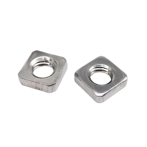 Thin Square Nut Wafer Foursquare Quadrate M2.5 M3 M4 M5 M6 M8 M10 DIN562 304 A2-70 Stainless Steel(50pcs M2.5) in Kuwait