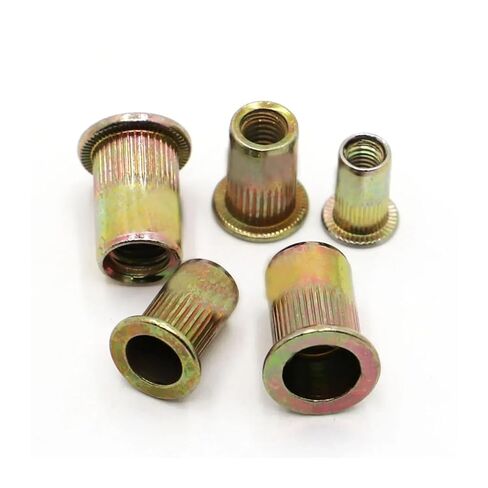 Threaded Rivet Nuts Color Zinc Carbon Steel Flange Rivnut Insert Nutsert Fastener M3 M4 M5 M6 M8 M10 M12(M3 20pcs) in Kuwait
