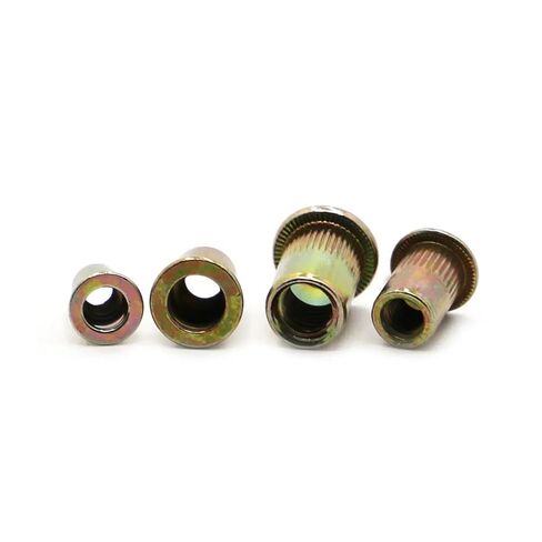 Threaded Rivet Nuts Color Zinc Carbon Steel Flange Rivnut Insert Nutsert Fastener M3 M4 M5 M6 M8 M10 M12(M3 20pcs) in Kuwait