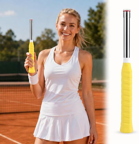 Badminton Power Trainer, Sound Feedback Badminton Swing Trainer with 33N Magnetic Resistance & Non-Slip PP Handle for Correct Technique, Training Equipment for Beginners Pros in Kuwait