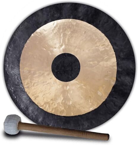 Chinese Traditional Gong, Hand Selected for Quality, Bright Tones, Great for Sound Healing, Home, Beautiful Shimmering Wash Quality(22 Inch) in Kuwait