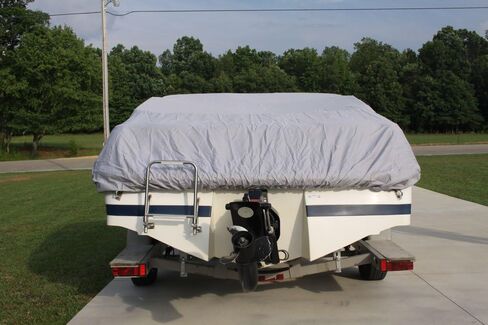 غطاء Vortex Direct مقاس 28 بوصة رمادي/رمادي Vhull Fish Ski Runabout لقارب من 26'1 بوصة إلى 27 بوصة إلى 28 بوصة، وشعاع يصل إلى 108 بوصة in Kuwait