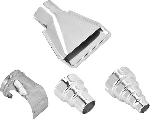 Heat Gun Nozzles, Durable Industrial Precision, Hot Air Accessories, 4-Piece Set, for, DIY Projects, Shrink Wrapping, Crafting, Home Repairs, Electronics Assembly, Automotive Repai in Kuwait