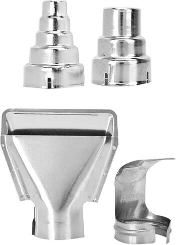 Heat Gun Nozzles, Durable Industrial Precision, Hot Air Accessories, 4-Piece Set, for, DIY Projects, Shrink Wrapping, Crafting, Home Repairs, Electronics Assembly, Automotive Repai in Kuwait