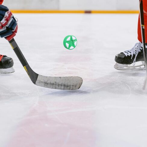 TEHAUX Roller Hockey Puck Red Multifunctional with Enhanced Glide Speed and Superior Stability Pp Street Hockey Puck for Indoor and Outdoor Use for Gyms and Sports Fields in Saudi Arabia