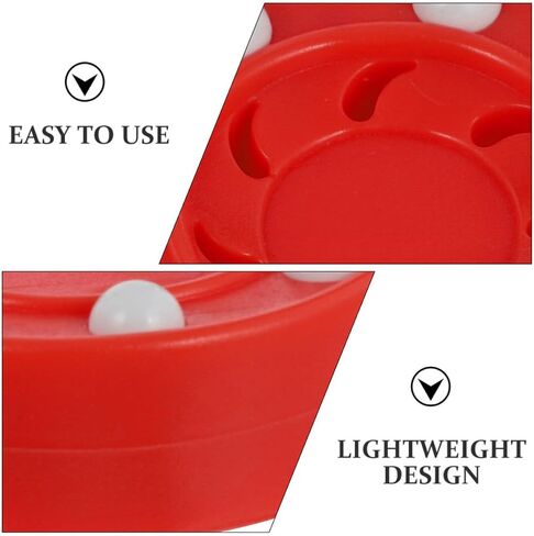 2pcs Training Hockey Pucks Lightweight Pp Material with Slide Easily Feature for Roller Hockey Practice and Game Enhancement in Saudi Arabia