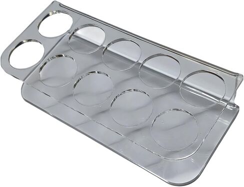 Practical 10 Slot Container Rack Provide Organized and Storage Bottle Storage Shelf in Kuwait