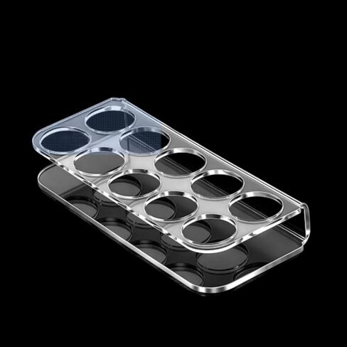 Practical 10 Slot Container Rack Provide Organized and Storage Bottle Storage Shelf in Kuwait