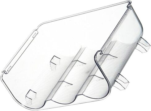 Cosiki Water Bottle Organizer, Transparent Stackable 3 Slots Desktop Holder Rack, Bottle Storage Rack with Secure Hold, Ideal for Kitchen, Office & Cabinet in Kuwait