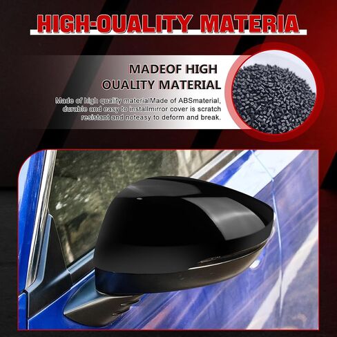 زوج واحد من أغطية المرايا الجانبية اليسرى واليمنى متوافقة مع الجيل الحادي عشر من Honda Civic 2022-2025 Touring Sedan، Sport Touring Hatchback، النوع R مع نموذج إشارة الانعطاف in Kuwait