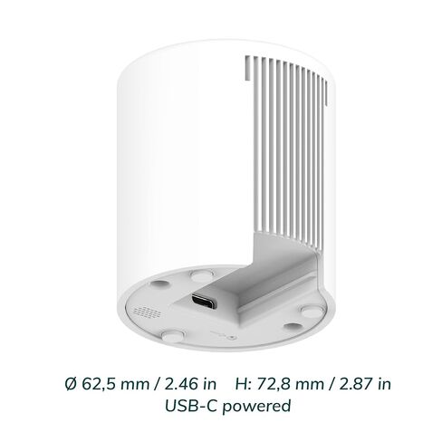 RuuviAir: Wireless Indoor Air Quality Monitor for Home and Office (PM, CO₂, NOx index, VOC index, temperature, air humidity, air pressure and combined Ruuvi Indoor Air Quality Score). No subscription. in Kuwait