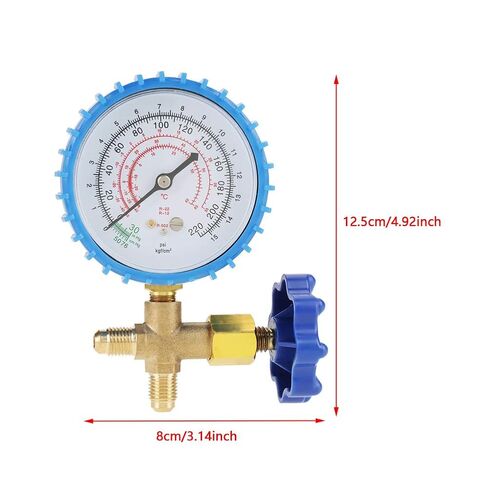 Jeanoko Air Conditioning Refrigerant Recharge Pressure Manifold Set Refrigeration Charging Service Manometer Fit for R410A R22 R134A R404A in Kuwait